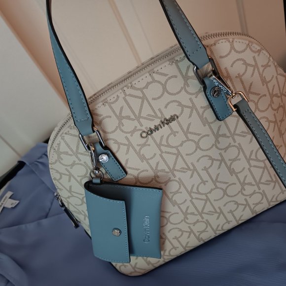 NWOT Small Calvin Klein Satchel - Picture 3 of 8